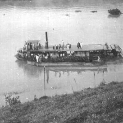 Vapor Da Navegacao Fluvial Do Rio Grande Anos 40