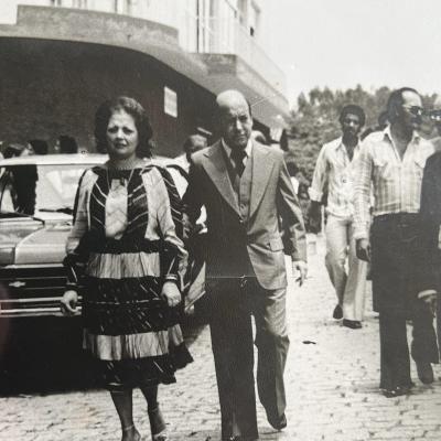 Joao Geraldo De Azevedo Dadau E Esposa Maria Auxiliadora Dodora Anos70